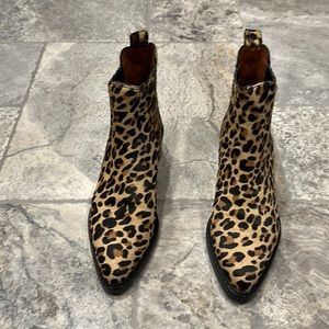 Coach Leopard print boots